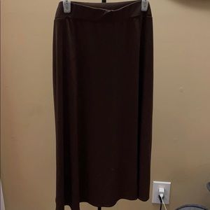 Sag Harbor stretch brown skirt Sz L